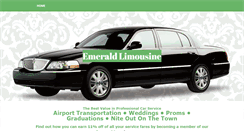 Desktop Screenshot of emerald-limo.com